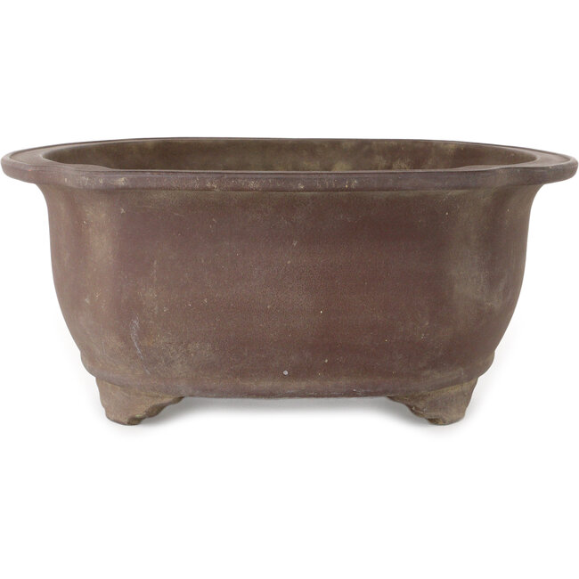 Maceta para bonsái Mokko sin esmaltar de Izumiya (Zenigo) - 467 x 385 x 162 mm