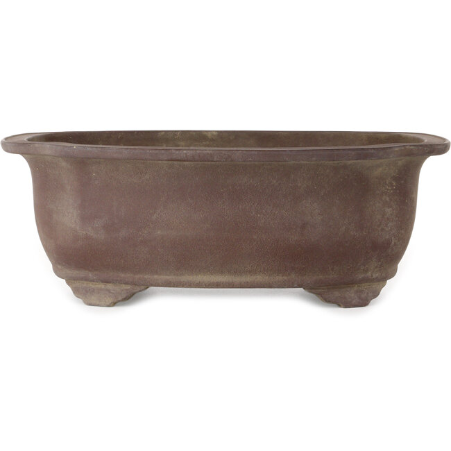 Mokko unglazed bonsai pot by Izumiya (Zenigo) - 467 x 385 x 162 mm