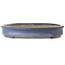 Pot ovale bleu pour bonsaï de Reiho - 585 x 410 x 68 mm