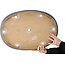 Pot ovale bleu pour bonsaï de Reiho - 585 x 410 x 68 mm