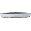 Oval blue bonsai pot by Koyou - 555 x 382 x 60 mm