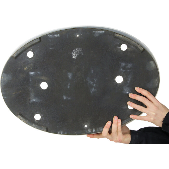 Pot ovale bleu pour bonsaï de Koyou - 555 x 382 x 60 mm