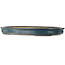 Oval blue bonsai pot by Reiho - 655 x 462 x 60 mm