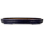 Oval blue bonsai pot by Reiho - 577 x 412 x 63 mm