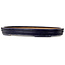 Oval blue bonsai pot by Reiho - 577 x 412 x 63 mm