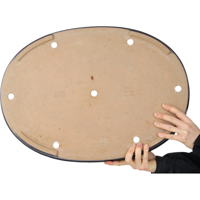 Maceta ovalada azul para bonsái de Reiho - 577 x 412 x 63 mm