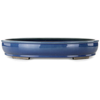 Vaso ovale blu da 450 mm dalla Cina