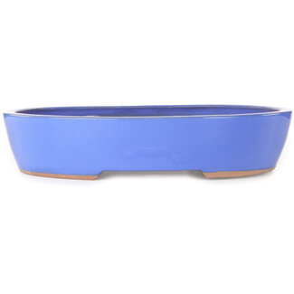 398 mm ovale blauwe pot uit China