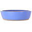 Pot ovale bleu pour bonsaï - 398 x 317 x 80 mm