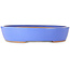 Vaso bonsai ovale blu - 398 x 317 x 80 mm