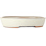 Ovaler weißer Bonsaitopf – 402 x 322 x 78 mm