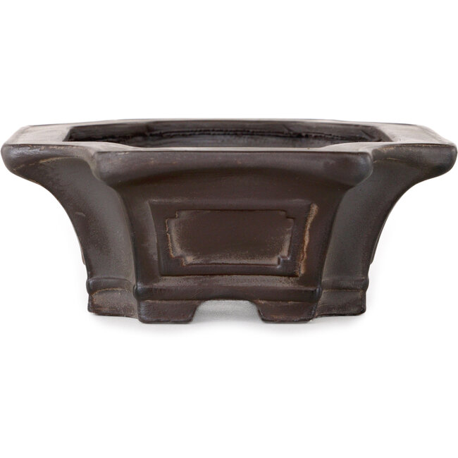 Vaso bonsai Mokko non smaltato di Bigei - 160 x 135 x 50 mm