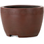 Round unglazed bonsai pot by Bigei - 90 x 90 x 60 mm