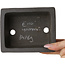 Pot à bonsaï rectangulaire non émaillé de Yamaaki - 133 x 105 x 50 mm