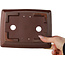 Maceta rectangular sin esmaltar para bonsái de Shibakatsu - 190 x 145 x 52 mm