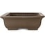 Vaso bonsai rettangolare non smaltato di Yamaaki Toshio (terza generazione) - 347 x 217 x 75 mm
