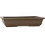Maceta rectangular sin esmaltar para bonsái de Yamaaki Toshio (tercera generación) - 347 x 217 x 75 mm