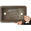 Pot à bonsaï rectangulaire non émaillé de Yamaaki Toshio (troisième génération) - 347 x 217 x 75 mm