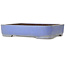Rectangular blue bonsai pot by Kakuzan - 500 x 362 x 103 mm