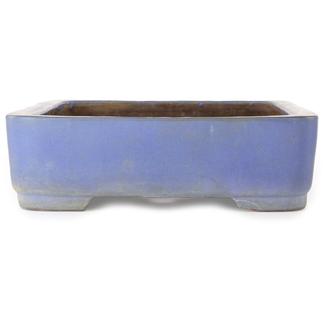 Vaso bonsai rettangolare blu di Kakuzan - 500 x 362 x 103 mm