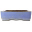 Vaso bonsai rettangolare blu di Kakuzan - 500 x 362 x 103 mm