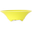 Ronde gele bonsaipot van Seifu - 118 x 118 x 38 mm