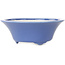 Pot à bonsaï rond bleu de Seifu - 120 x 120 x 48 mm
