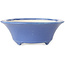 Runder blauer Bonsai-Topf von Seifu – 85 x 85 x 35 mm