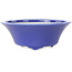 Pot à bonsaï rond bleu foncé de Seifu - 120 x 120 x 48 mm