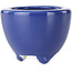 Ronde donkerblauwe bonsaipot van Seifu - 58 x 58 x 43 mm