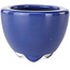 Vaso bonsai rotondo blu scuro di Seifu - 58 x 58 x 43 mm