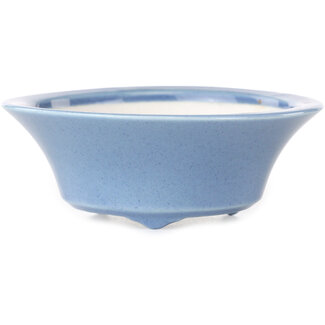 Seifu Maceta redonda de bonsái azul claro de 85 mm de Seifu, Japón