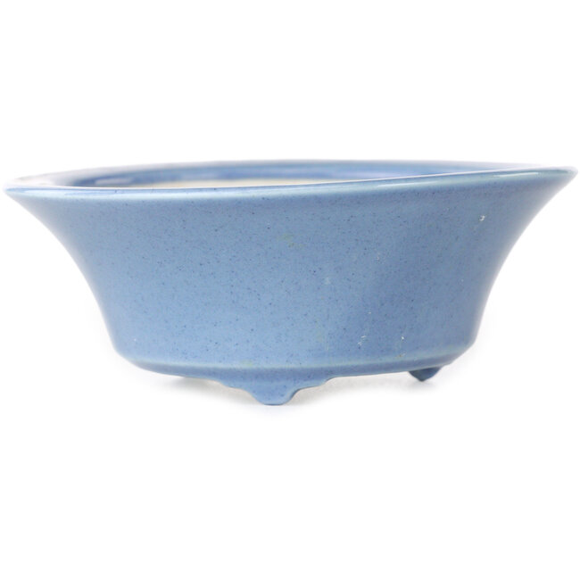 Maceta redonda para bonsái azul claro de Seifu - 85 x 85 x 35 mm