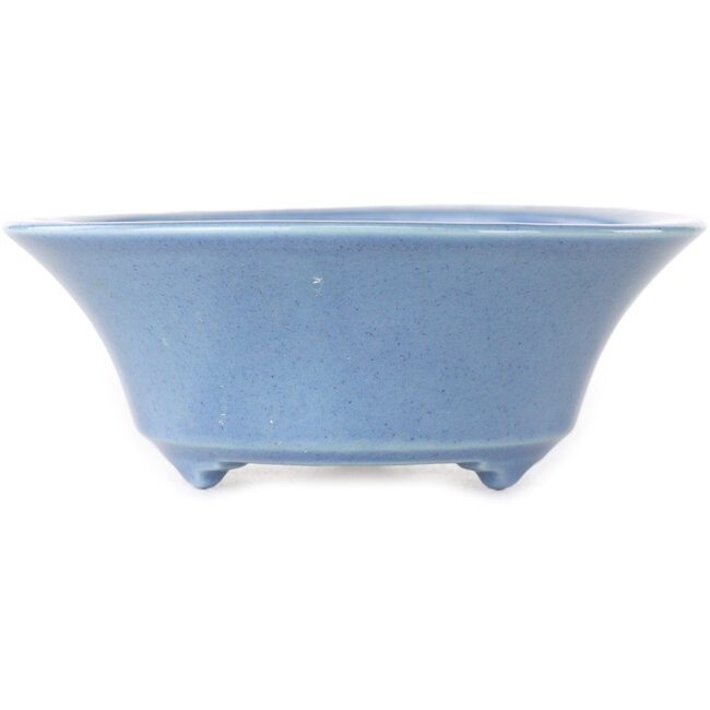 Maceta redonda para bonsái azul claro de Seifu - 85 x 85 x 35 mm