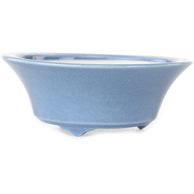 Pot à bonsaï rond bleu clair de Seifu - 85 x 85 x 35 mm