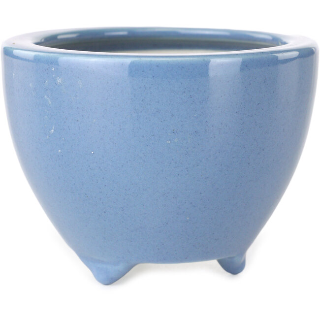 Maceta redonda para bonsái azul claro de Seifu - 87 x 87 x 68 mm