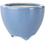 Pot à bonsaï rond bleu clair de Seifu - 87 x 87 x 68 mm
