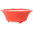 Ronde rode bonsaipot van Seifu - 85 x 85 x 35 mm