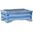 Vaso bonsai rettangolare blu di Terahata Satomi Mazan - 72 x 50 x 27 mm