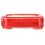 Pot à bonsaï rectangulaire rouge par Terahata Satomi Mazan - 72 x 58 x 20 mm