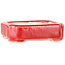 Maceta rectangular para bonsái roja de Terahata Satomi Mazan - 72 x 58 x 20 mm