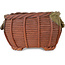 Basket unglazed bonsai pot by Kotobuki (Bonsa) - 72 x 72 x 45 mm