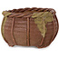Basket unglazed bonsai pot by Kotobuki (Bonsa) - 65 x 65 x 42 mm