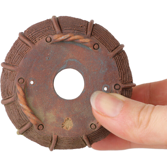 Ongeglazuurde bonsai-mand van Kotobuki (Bonsa) - 65 x 65 x 42 mm