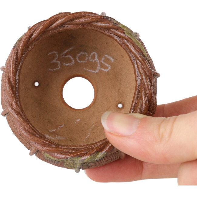 Maceta de bonsái sin esmaltar de Kotobuki (Bonsa) - 65 x 65 x 37 mm