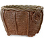 Basket unglazed bonsai pot by Kotobuki (Bonsa) - 57 x 57 x 40 mm