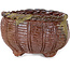 Basket unglazed bonsai pot by Kotobuki (Bonsa) - 67 x 67 x 45 mm
