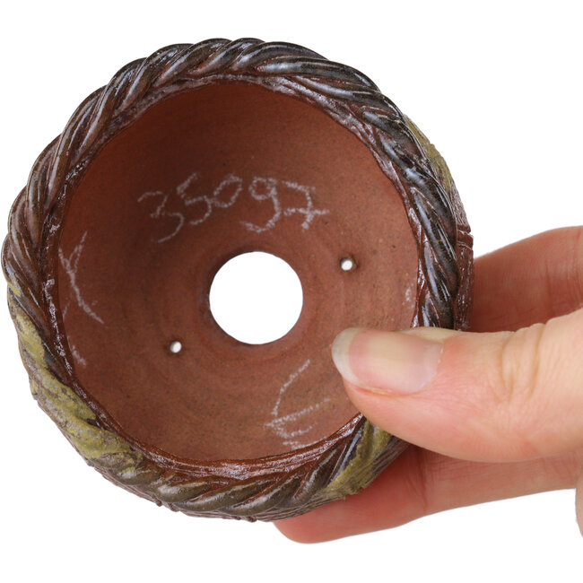 Maceta de bonsái sin esmaltar de Kotobuki (Bonsa) - 67 x 67 x 45 mm