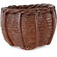 Basket unglazed bonsai pot by Kotobuki (Bonsa) - 65 x 65 x 45 mm