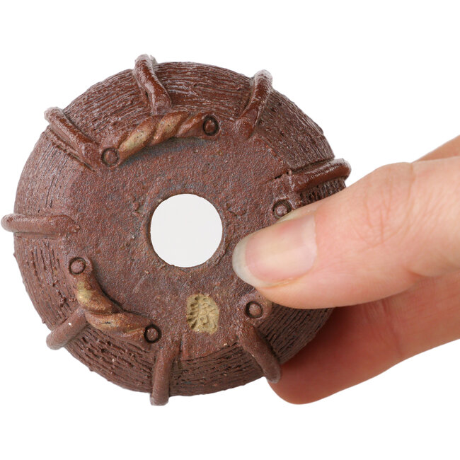 Vaso per bonsai a forma di cestino non smaltato di Kotobuki (Bonsa) - 60 x 60 x 40 mm